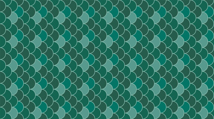Seamless teal scale pattern.  Elegant, subtle texture ideal for backgrounds, website design, or textile prints. Evokes water, nature, and tranquility.