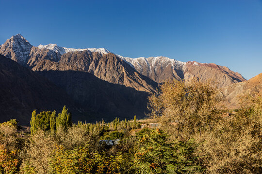 Upper Chitral valley in Pakistan
