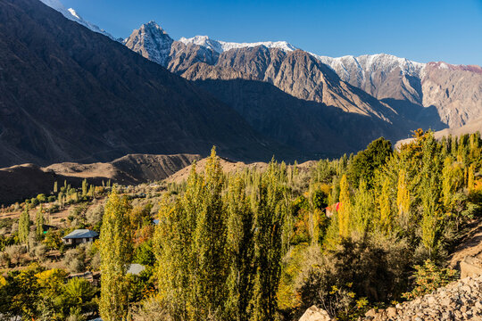Upper Chitral valley in Pakistan