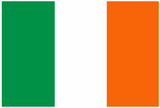 ireland flag vector illustration