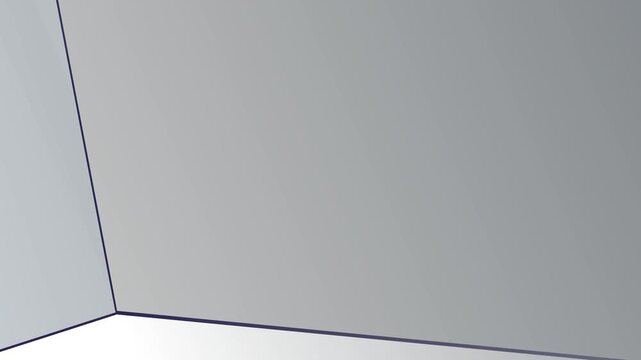 Geometric planes imitate part of a room or an empty room.