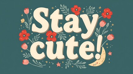 Vintage birthday greeting card design with typography letters and spring floral decoration for a happy holiday celebration poster art