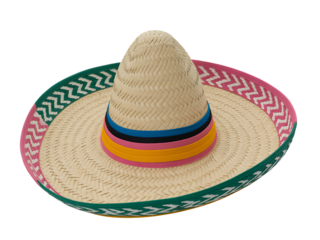 Concept of Cinco de mayo, isolated on white background  
