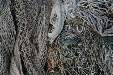 fishing nets and ropes