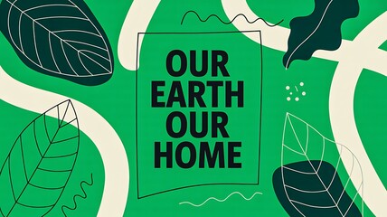 Our Earth Our Home Environmental Concept