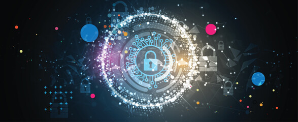 Future cyber technology web services for business and internet project. © kras99