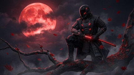 Naklejka premium soldier with a gun