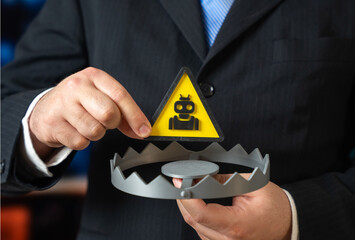 The challenges of automating business processes. Replacing humans with robots and AI entails social problems. Workforce displacement, ethical concerns. Productivity gains and responsibility