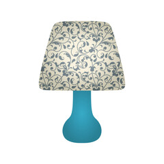 table lamp isolated vector illustration