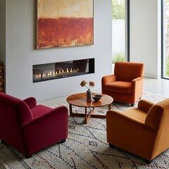 Fireside Solace: A Warm Embrace