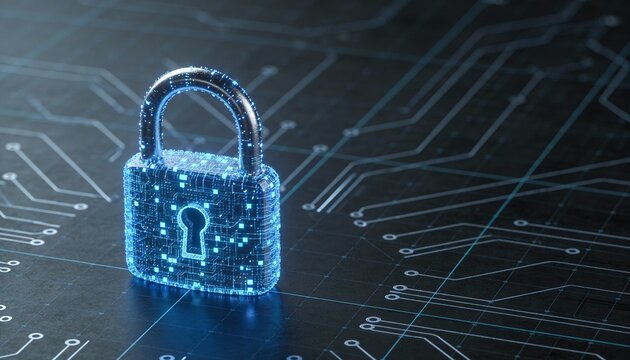 Cyber security network. Padlock icon and internet technology networking. Businessman protecting data personal information on tablet and virtual interface. Data protection privacy concept. GDPR. EU.