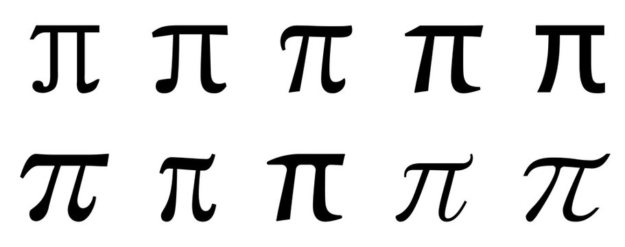 Pi symbol set