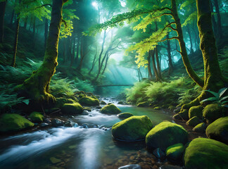 waterfall in the forest