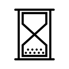 Hour Glass icon vector image. Suitable for mobile apps, web apps and print media.