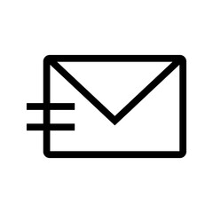 Sending Message icon vector image. Suitable for mobile apps, web apps and print media.