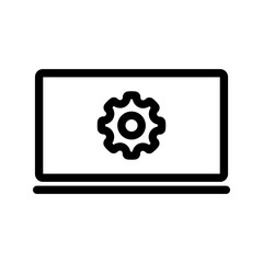 Settings icon vector image. Suitable for mobile apps, web apps and print media.
