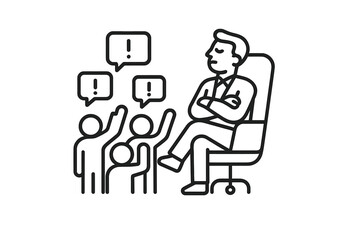 Boss ignores employees speaking up