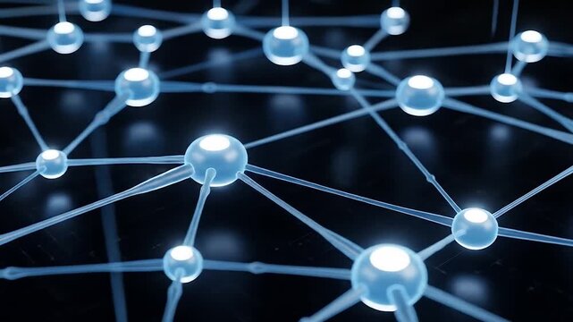 Digital Network Connection Global Technology Background Data Communication.