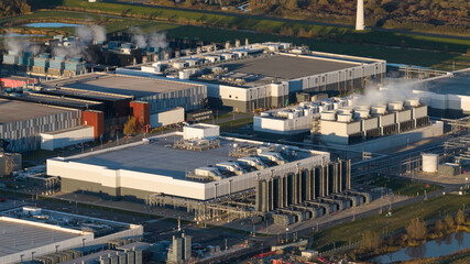 Eemshaven Hyperscale: Aerial Cloud Computing Center