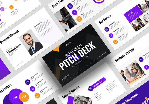 Business Pitch Deck Presentation