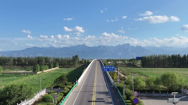 Tongguan Bridge Wei River Shaanxi China Landscape