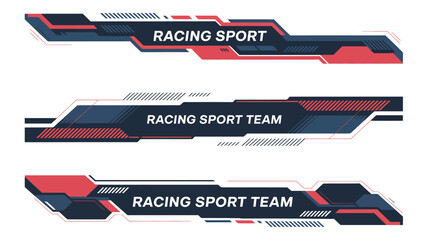 Racing stripe vector collection, featuring car race line stickers, sport decals, vinyl elements, and bold automotive decorations, perfect for high-speed vehicle graphics, dynamic motorsport designs, a