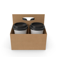 coffee cup holder carrier