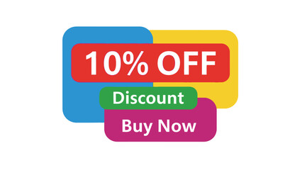 10 Percent Off Discount Buy Now Special Offer.