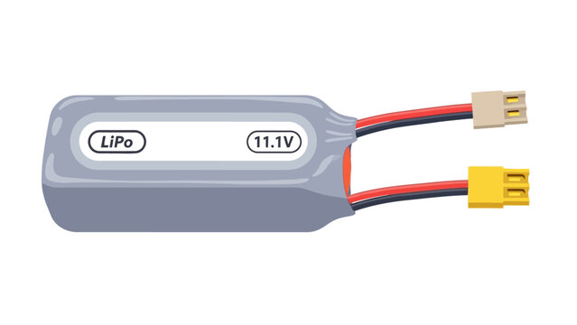 LiPo battery with 111V rating and two connector types