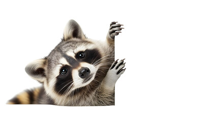 Lemur portrait with raised paw against black background