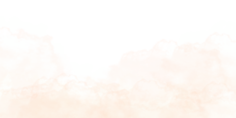 Abstract watercolor background of a blue sky and fluffy white clouds with a vintage grunge paper texture and light steam effect