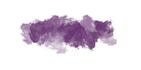 Artistic purple and violet ink splashes create a colorful watercolor texture with grunge paint blots and pink splatters on a vector illustration design element