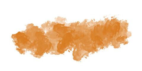 Abstract watercolor background with yellow paint splashes on old vintage paper texture featuring a grunge brown frame and burnt, torn edges for an artistic design