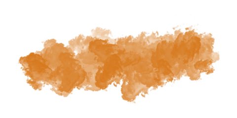 Abstract watercolor background with yellow paint splashes on old vintage paper texture featuring a grunge brown frame and burnt, torn edges for an artistic design