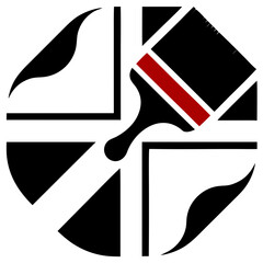 Brush & Paint Handyman Icon