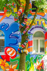 Gestrickter Baum in Flingern