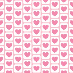 Red and pink heart  Valentines  background 