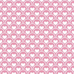 Red and pink heart  Valentines  background 