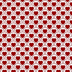 Red and pink heart  Valentines  background 