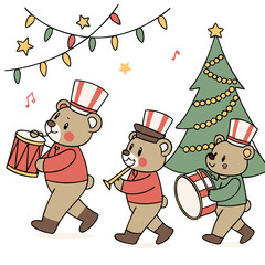 santa claus with gifts