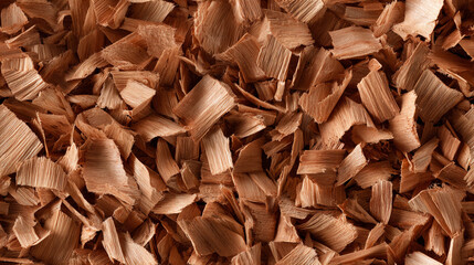 Wood chips create a seamless pattern on the surface