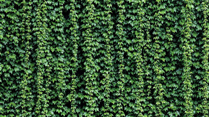 Seamless pattern of lush green leaves covering a surface