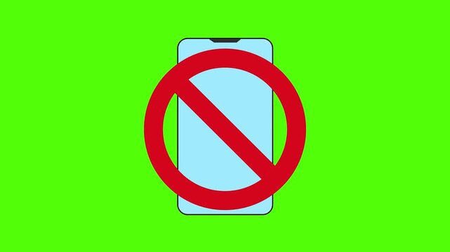 Mobile Restriction Icon Animation for Screen Usage Control