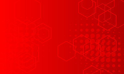 Minimal geometric background with dynamic red shapes and white lines. abstract red background.eps 10