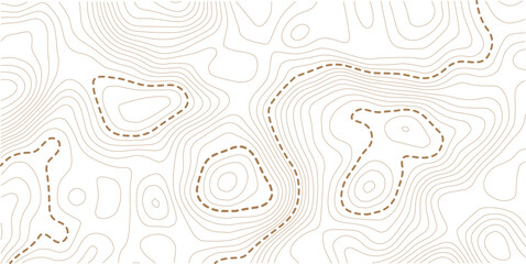 Black and white topographic map background. Topographic map lines. Monochrome topographic terrain lines with space for text. 