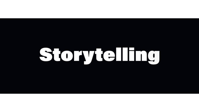 Stomp Storytelling Kinetic Typography
