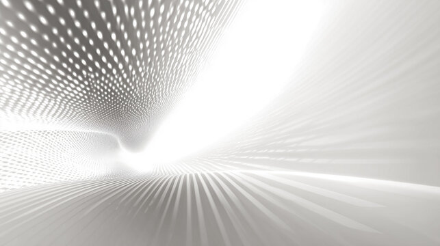 Futuristic Abstract Background with Light Beams and Particles