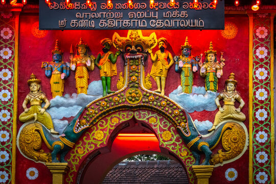 hindu temple, sri lanka, kandy, historical building, temple, religion, ceylon