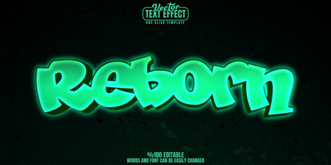 Street editable text effect, customizable tag and wall 3d font style