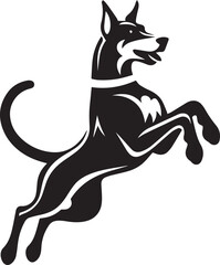 Dobermann Dog Vector	